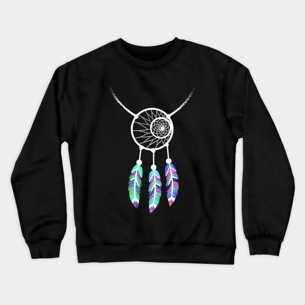 Feather necklace Crewneck Sweatshirt by albertocubatas